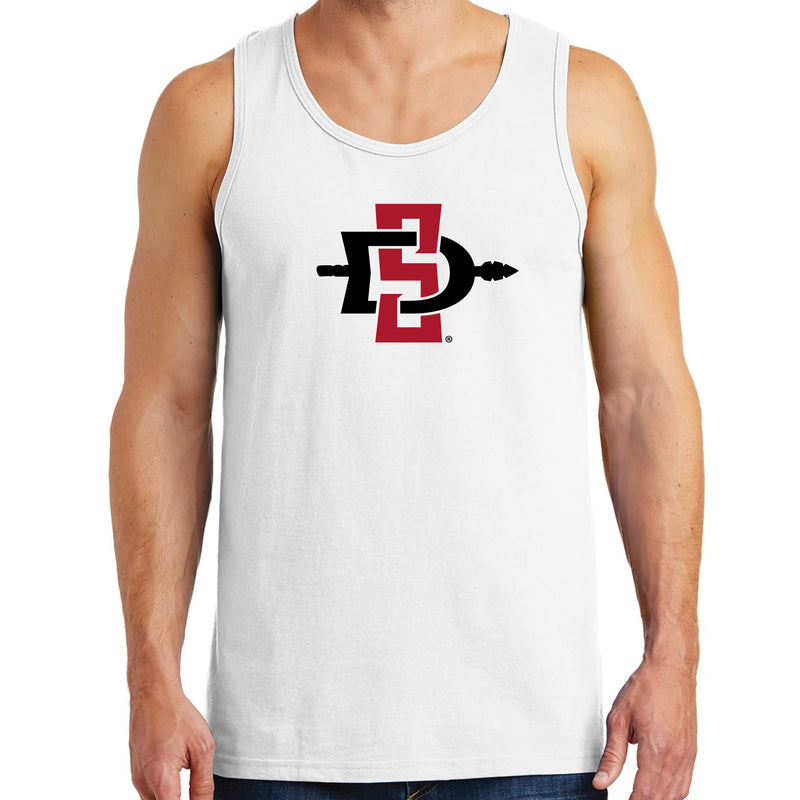 San Diego State Aztecs Primary Logo Tank Top - White