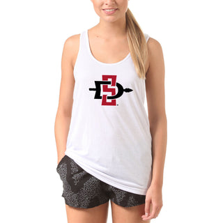 San Diego State Aztecs Primary Logo Tank Top - White