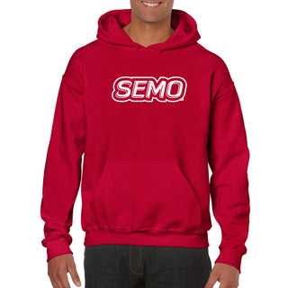 Southeast Missouri State University Redhawks Basic Block Hoodie - Red