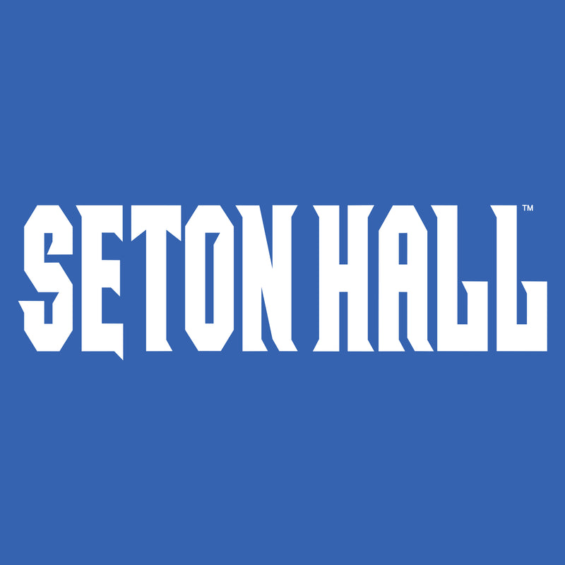 Seton Hall University Pirates Basic Block Short Sleeve T Shirt - Royal