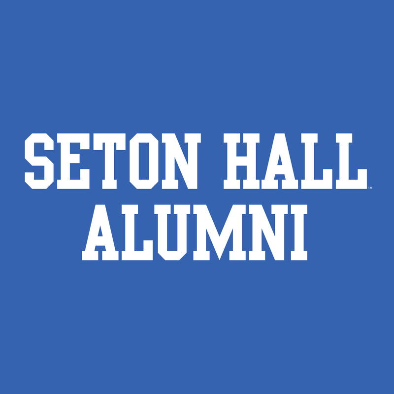 Seton Hall University Pirates Alumni Block Short Sleeve T Shirt - Royal