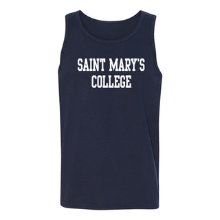 Saint Mary's College Gaels Basic Block Tank Top - Navy