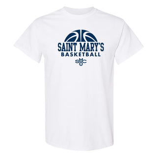 Saint Mary's College Gaels Basketball Hype T Shirt - White