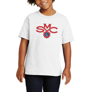 Saint Mary's College Gaels Primary Logo Youth T Shirt - White