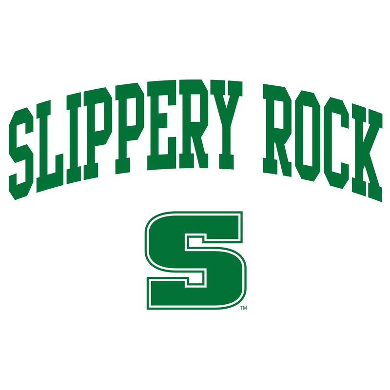 Slippery Rock University The Rock Arch Logo Hoodie - White