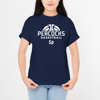 St Peter's University Peacocks Basketball Hype T-Shirt - Navy