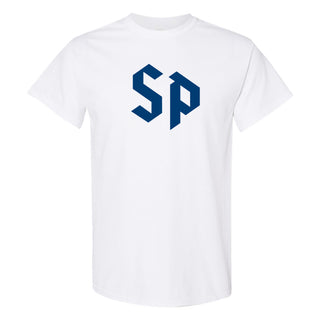 St Peter's University Peacocks Primary Logo T-Shirt - White