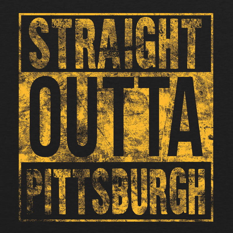 Striaght Outta Pittsburg - Vintage Black