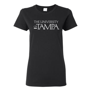 University of Tampa Spartans Basic Block Womens T-Shirt - Black