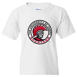 University of Tampa Spartans Primary Logo Youth T-Shirt - White