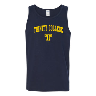 Trinity College Bantams Arch Logo Heavy Cotton Tank Top - Navy