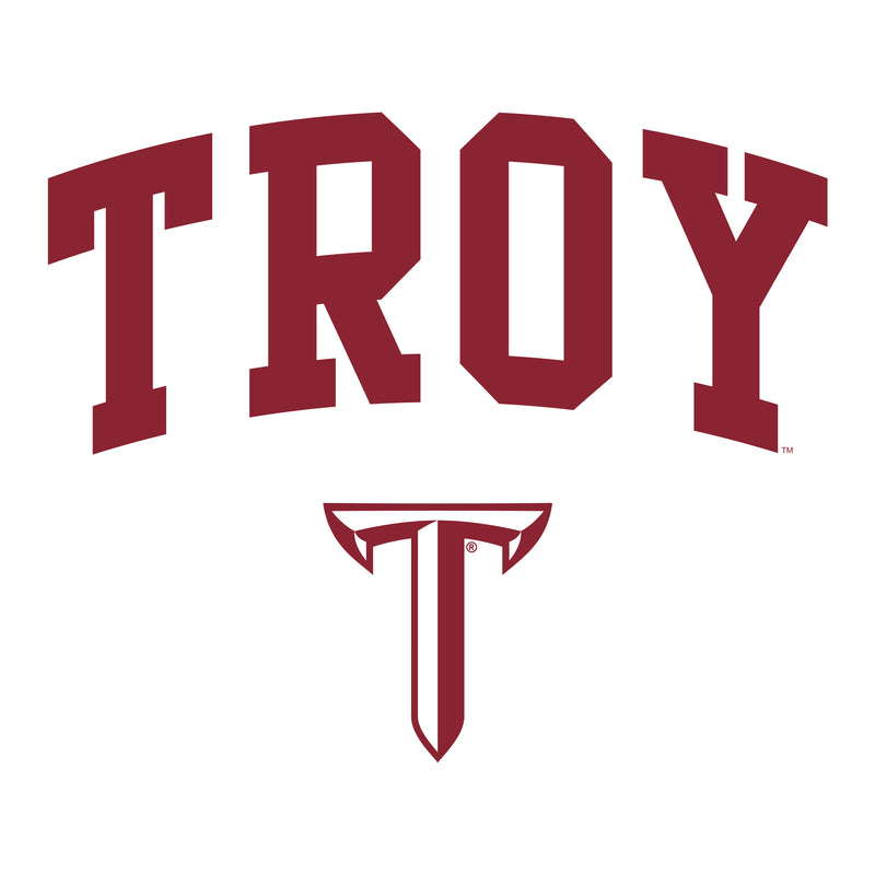 Troy University Trojans Arch Logo Long Sleeve T-Shirt - White