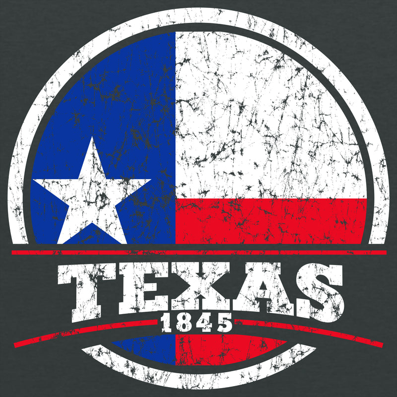 Texas Distressed Circle T-Shirt - Dark Heather