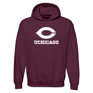 UChicago Primary Logo Hoodie - Maroon