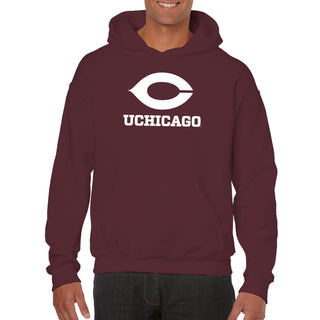 UChicago Primary Logo Hoodie - Maroon