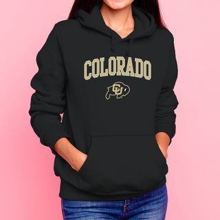 University of Colorado Buffaloes Arch Logo Hoodie - Black