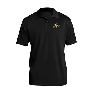 University of Colorado Buffaloes Primary Logo Left Chest Polo - Black