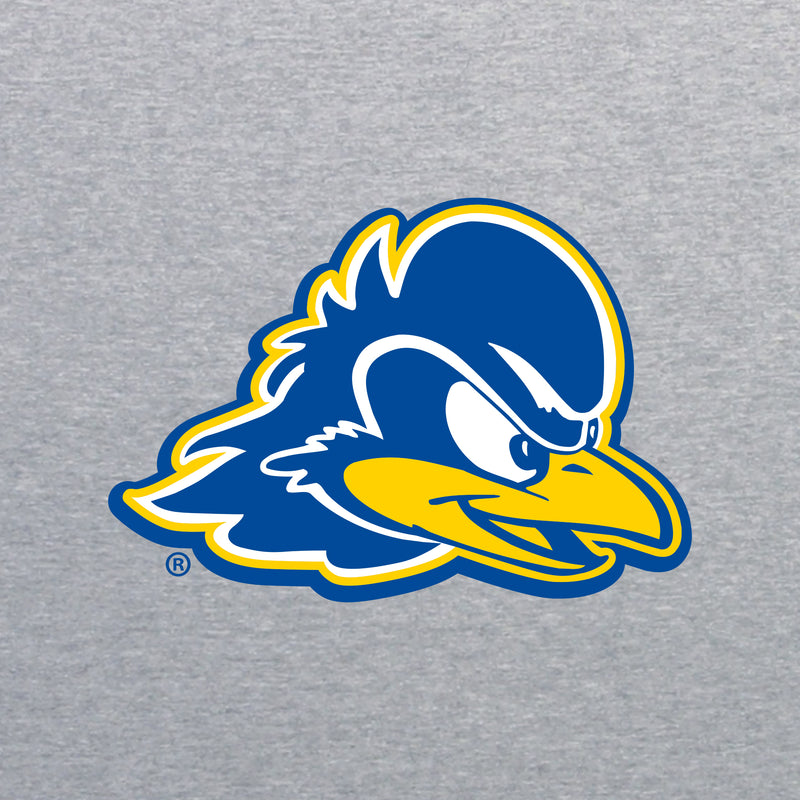 Delaware Blue Hens Primary Logo Women's T Shirt - Sport Grey