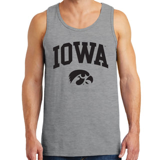 Iowa Hawkeyes Arch Logo Tank Top - Sport Grey