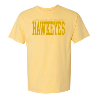 Iowa Monotone Bold CC T-Shirt - Butter