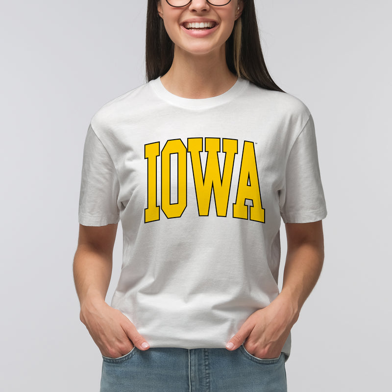 The University of Iowa Hawkeyes Mega Arch T-Shirt - White
