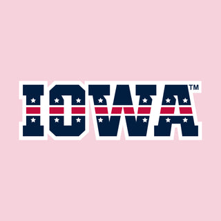 Iowa Hawkeyes Patriotic Wordmark T Shirt