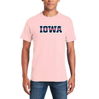 Iowa Hawkeyes Patriotic Wordmark T Shirt