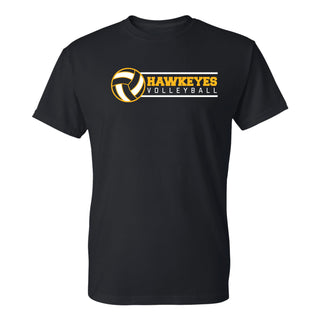 Iowa Hawkeyes Volleyball Spotlight T Shirt - Black