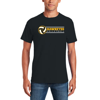 Iowa Hawkeyes Volleyball Spotlight T Shirt - Black