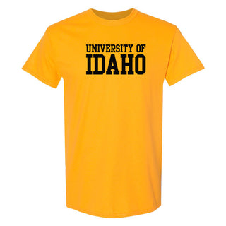 Idaho Vandals Basic Block T Shirt - Gold