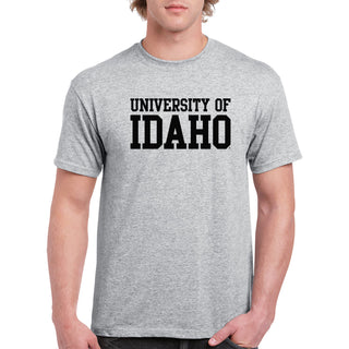 Idaho Vandals Basic Block T Shirt - Sport Grey