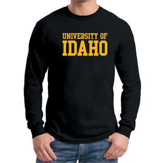 Idaho Vandals Basic Block Long Sleeve T Shirt - Black