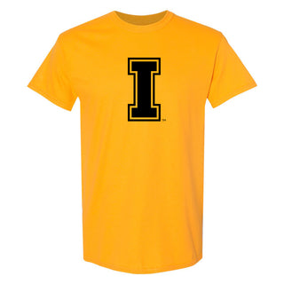 Idaho Vandals Primary Logo T Shirt - Gold