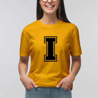 Idaho Vandals Primary Logo T Shirt - Gold