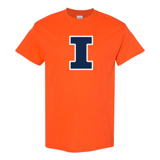 University of Illinois Fighting Illini Primary Logo Cotton T-Shirt - Orange