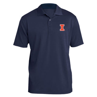 University of Illinois Fighting Illini Primary Logo Polo - Navy