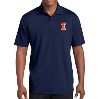 University of Illinois Fighting Illini Primary Logo Polo - Navy