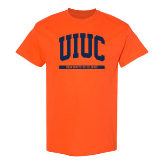 Illinois Fighting Illini Initial Arch T-Shirt - Orange