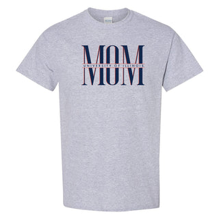 Illinois Classic Mom T-Shirt - Sport Grey