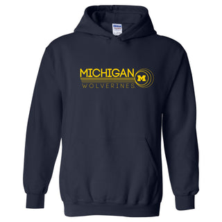 University of Michigan Wolverines Logo Ping Heavy Blend Hoodie - Navy