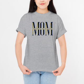 Michigan Classic Mom T-Shirt - Sport Grey