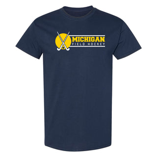 Michigan Wolverines Field Hockey Spotlight T Shirt - Navy