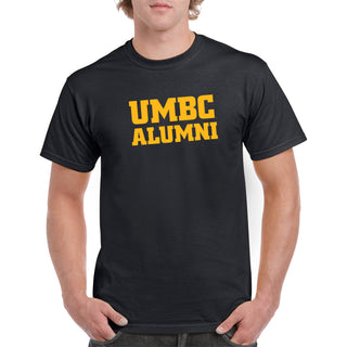 University of Maryland Baltimore County Retrievers Alumni Block Short Sleeve T Shirt - Black