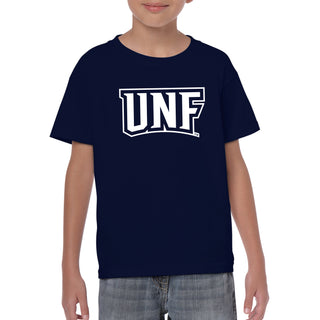 University of North Florida Ospreys Basic Block Youth Short Sleeve T Shirt - Navy