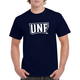 University of North Florida Ospreys Basic Block Short Sleeve T Shirt - Navy