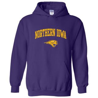 University of Northern Iowa Panthers Arch Logo Hoodie - Purple