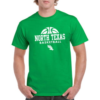 University of North Texas Mean Green Basketball Hype Cotton T-Shirt - Irish Green