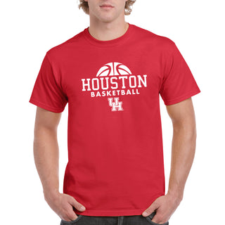 University of Houston Cougars Basketball Hype Short Sleeve T-Shirt - Red