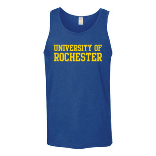 University of Rochester Yellowjackets Basic Block Tank Top - Royal