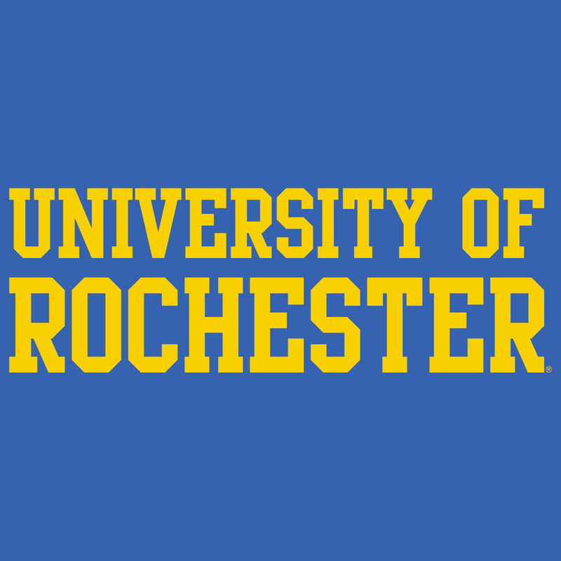 University of Rochester Yellowjackets Basic Block Heavy Blend Hoodie - Royal